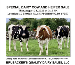 BRUBACKER'S AUGUST Monthly Production Sale