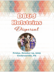 DB&J Holsteins Dispersal