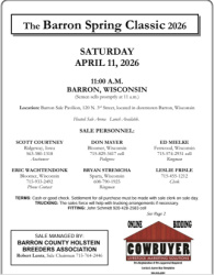 BARRON SPRING CLASSIC 2026