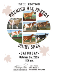 Fall Premier All-Breeds Dairy Sale