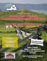 44th Annual Southwest Virginia Performance Tested Bull Sale